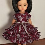 Платье для куколки мини Паолочки