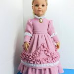 Бальное платье для куколки Gotz