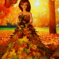 Осенний марафон продолжается. Фея осенних листьев. Внеконкурсные фото