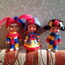 Комплекты одежды для  куклы Копытки: костюмы персонажей Комеди Дель Арте