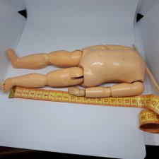 Винтажная реплика деревянно-композитного кукольного тела Винтажная реплика деревянно-композитного кукольного тела
