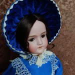 Валькирия, большая антикварная кукла Walkure от Kley&Hahn