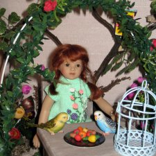 Минисад для любимой куклы