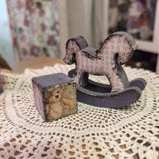 Деревянные интерьерные игрушки. Набор2.