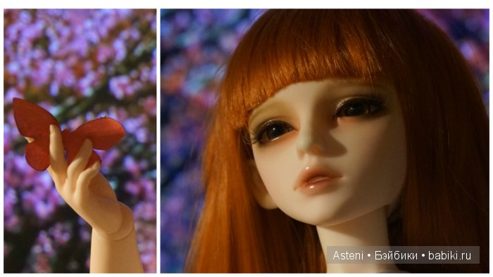Платье из бабочек — Куклы Dollmore (Доллмор): корейские BJD (БЖД) (фото 9)