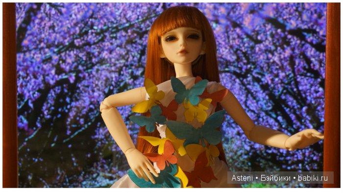 Платье из бабочек — Куклы Dollmore (Доллмор): корейские BJD (БЖД)