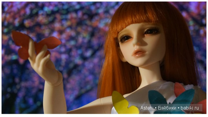 Платье из бабочек — Куклы Dollmore (Доллмор): корейские BJD (БЖД) (фото 6)