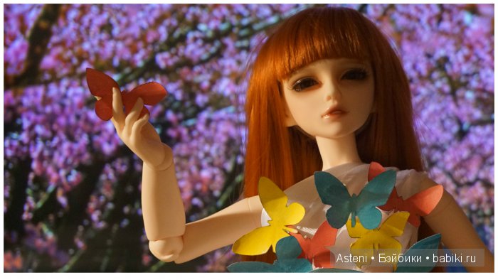 Платье из бабочек — Куклы Dollmore (Доллмор): корейские BJD (БЖД) (фото 5)
