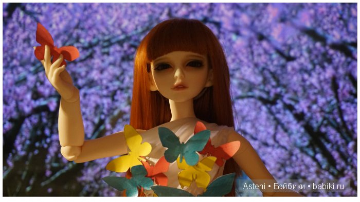 Платье из бабочек — Куклы Dollmore (Доллмор): корейские BJD (БЖД) (фото 2)