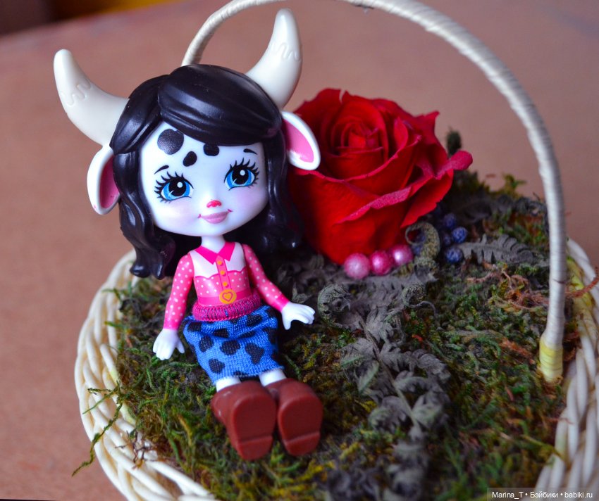 энчантималс, сильваниан фэмилис, rnchantimals, sylvanian families, cambrie cow