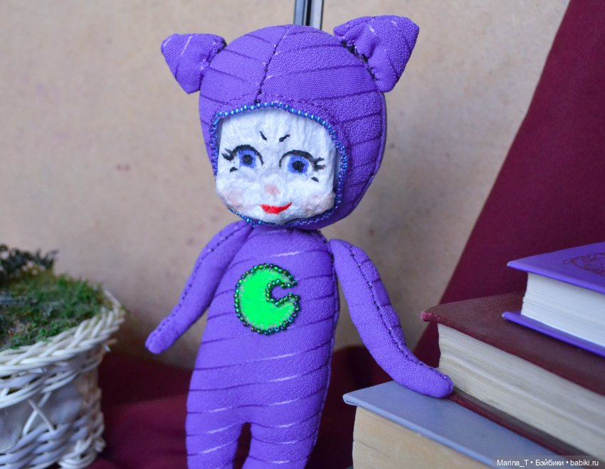 кукла ручной работы, hand made, teddy doll, тедди долл, вышивка бисером, брошь, брошь бисером