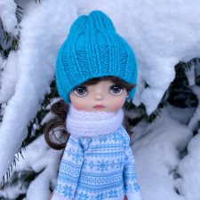 Дюша и лыжи. Monst Xiaomi