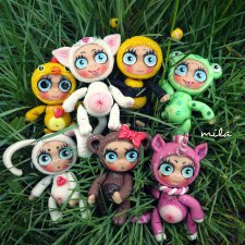 Игрушки для кукол. Зверята от Милы