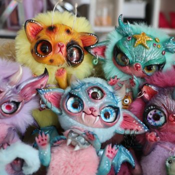 Свежие зверьки монстрики от Милы)