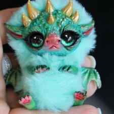 игрушка ручной работы дракончик