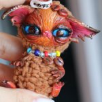 игрушка ручной работы кофейный зверь