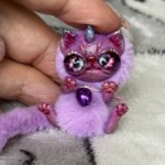 игрушка ручной работы котик
