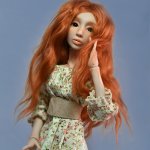 Хочу познакомиться. Авторская шарнирная кукла