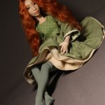 Новая шарнирная кукла для выставки