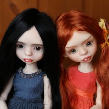 Быстрая фотосессия шарнирных кукол