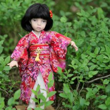 Харуми: фарфоровая шарнирная кукла