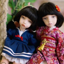 Харуки и Харуми позируют для вас, много фото