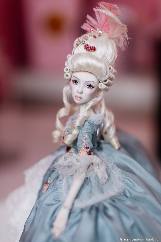 Авторская шарнирная кукла Мария-Антуанетта (фото 7)