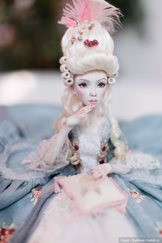 Авторская шарнирная кукла Мария-Антуанетта