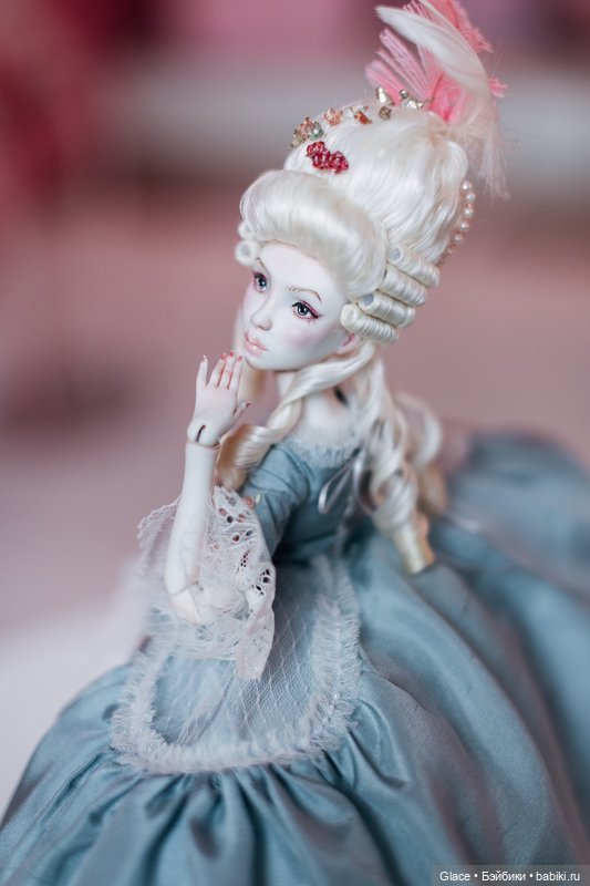 Авторская шарнирная кукла Мария-Антуанетта (фото 6)