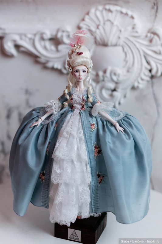 Авторская шарнирная кукла Мария-Антуанетта
