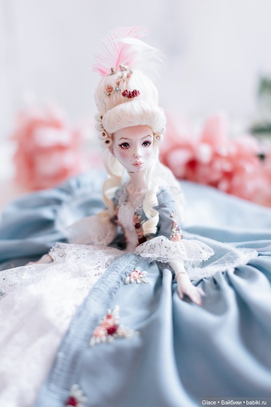 Авторская шарнирная кукла Мария-Антуанетта