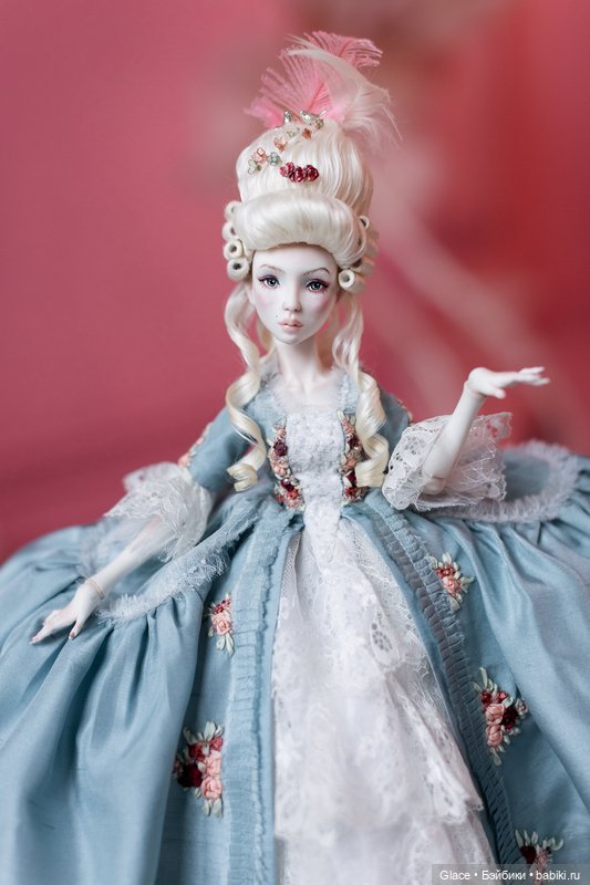 Авторская шарнирная кукла Мария-Антуанетта (фото 3)