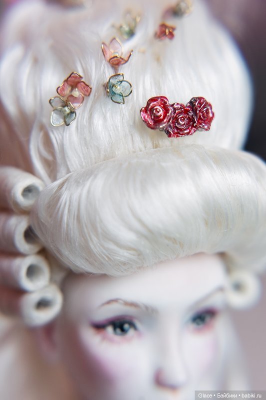 Авторская шарнирная кукла Мария-Антуанетта