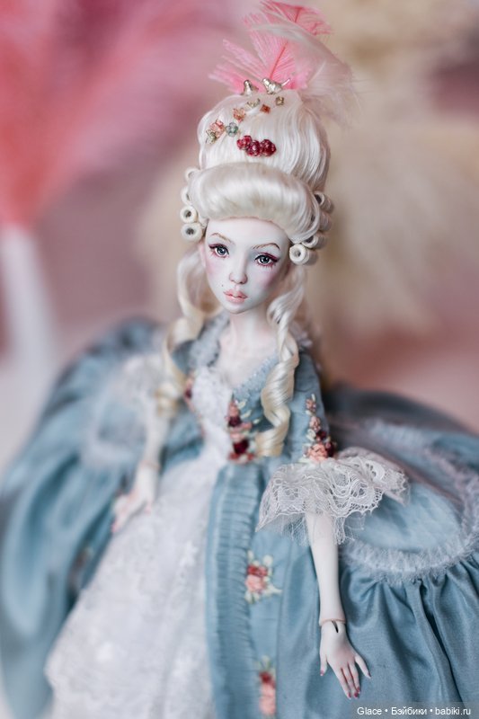 Авторская шарнирная кукла Мария-Антуанетта