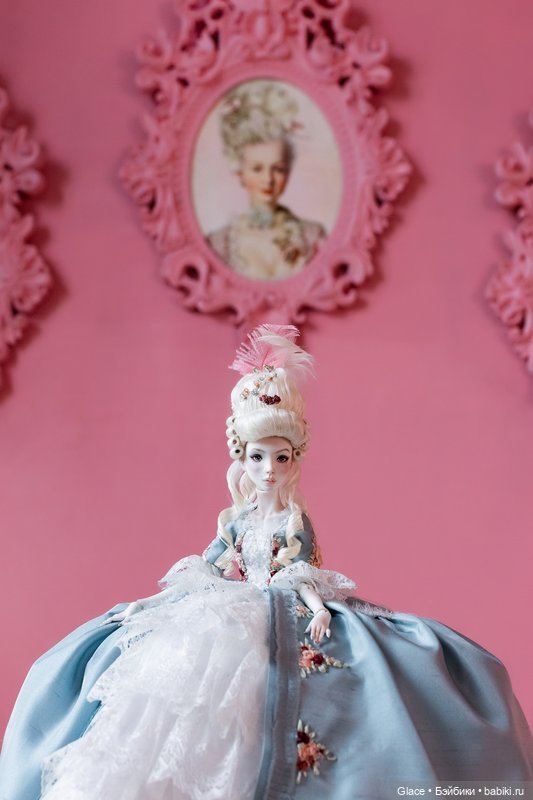 Авторская шарнирная кукла Мария-Антуанетта