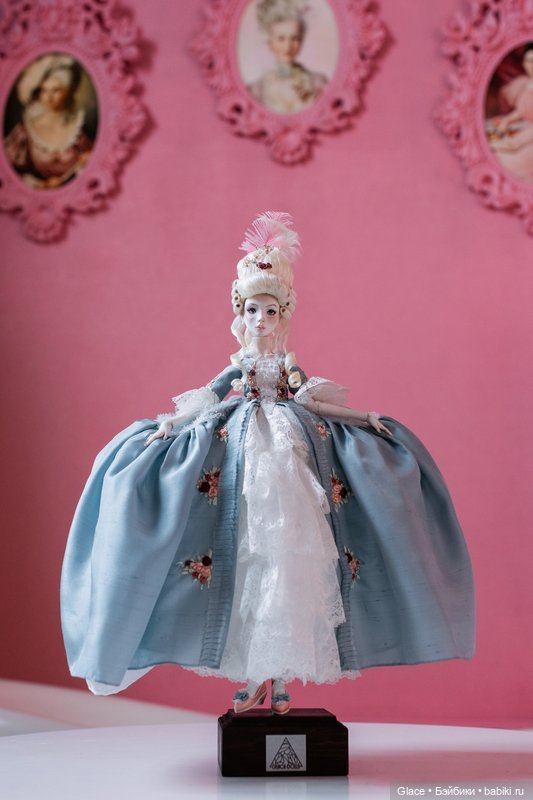 Авторская шарнирная кукла Мария-Антуанетта