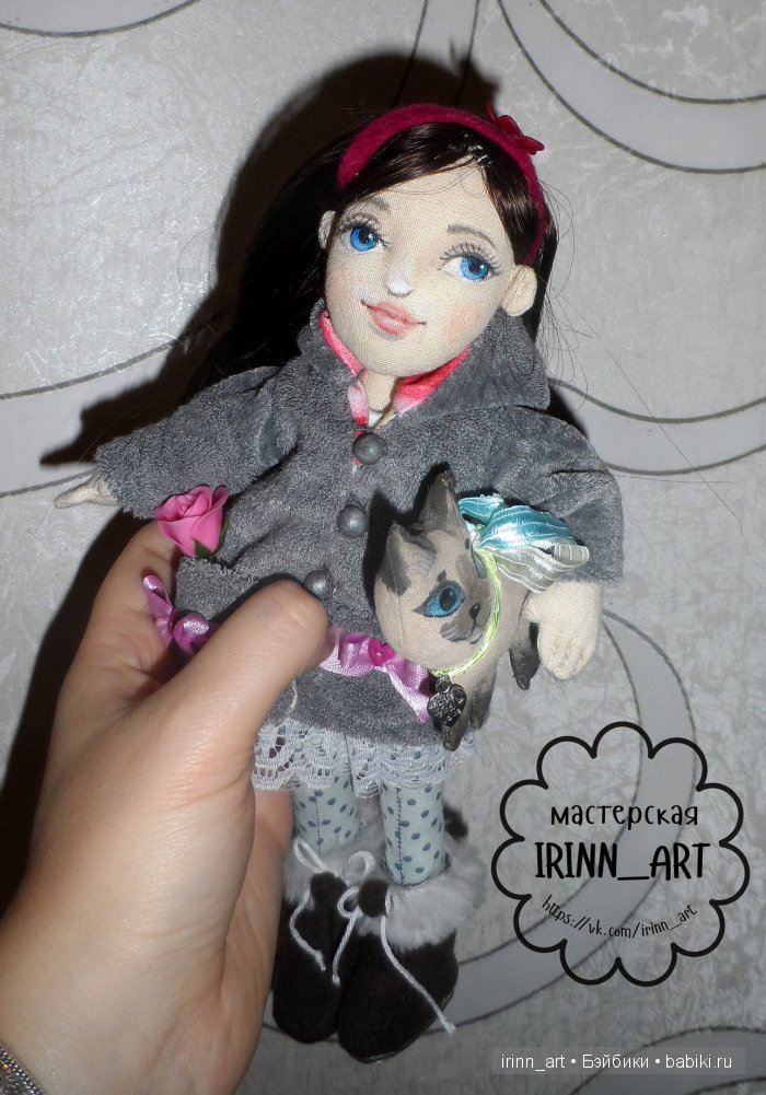 Приветствую всех! Кукла текстильная Мэлли от мастерской IRINN_ART (фото 3)