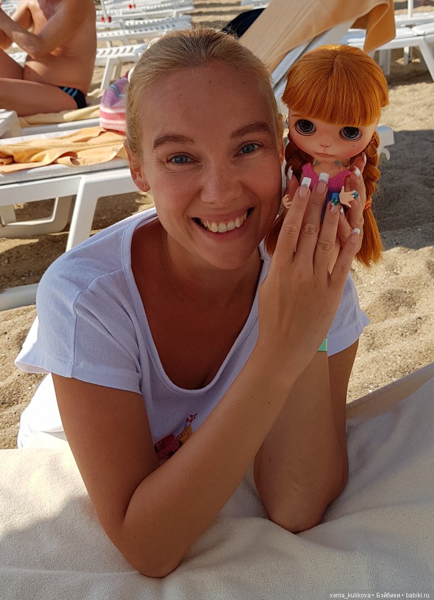 Блайз на море — Куклы Blythe (Блайз) ООАК: кастом