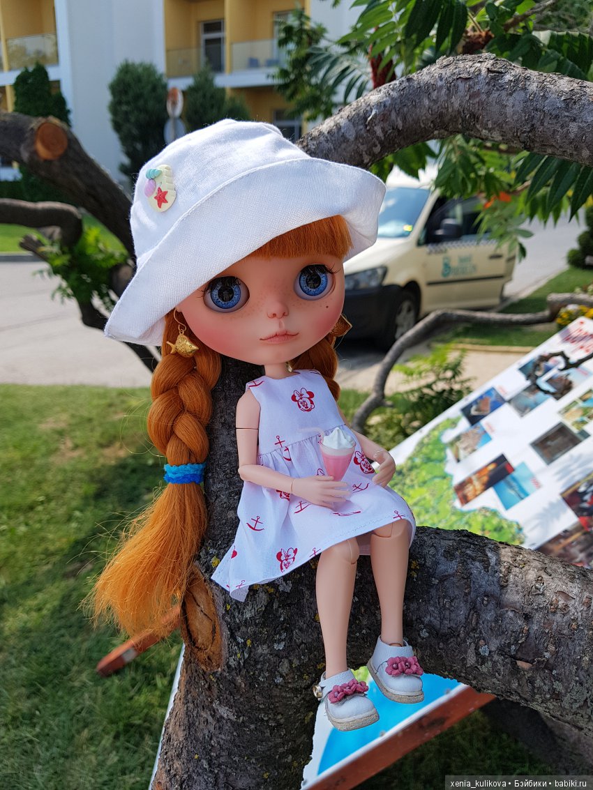 Блайз на море — Куклы Blythe (Блайз) ООАК: кастом