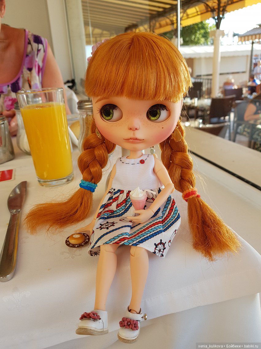 Блайз на море — Куклы Blythe (Блайз) ООАК: кастом