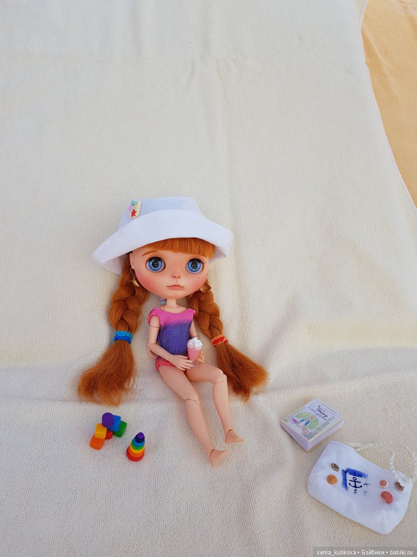 Блайз на море — Куклы Blythe (Блайз) ООАК: кастом