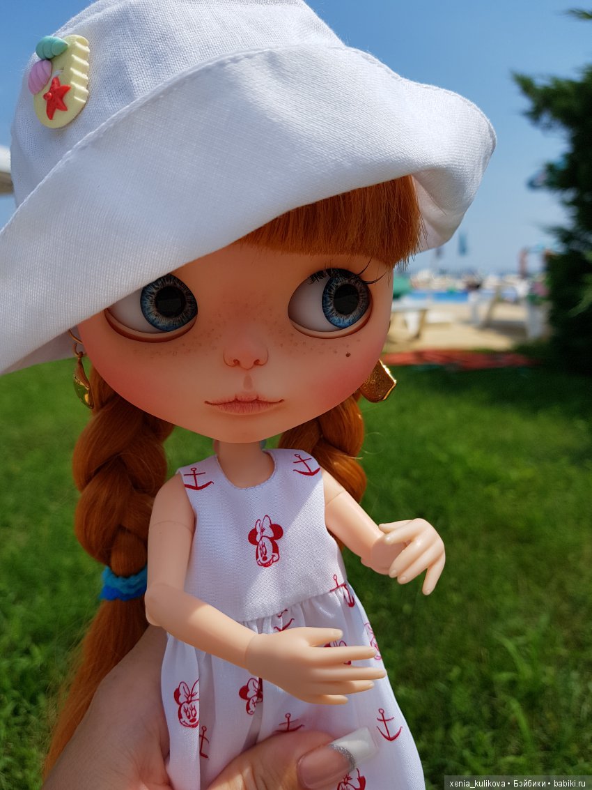 Блайз на море — Куклы Blythe (Блайз) ООАК: кастом (фото 3)