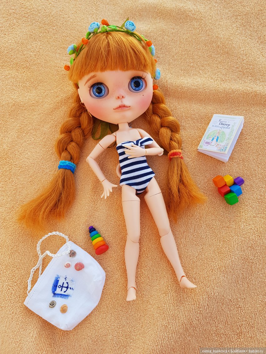 Блайз на море — Куклы Blythe (Блайз) ООАК: кастом