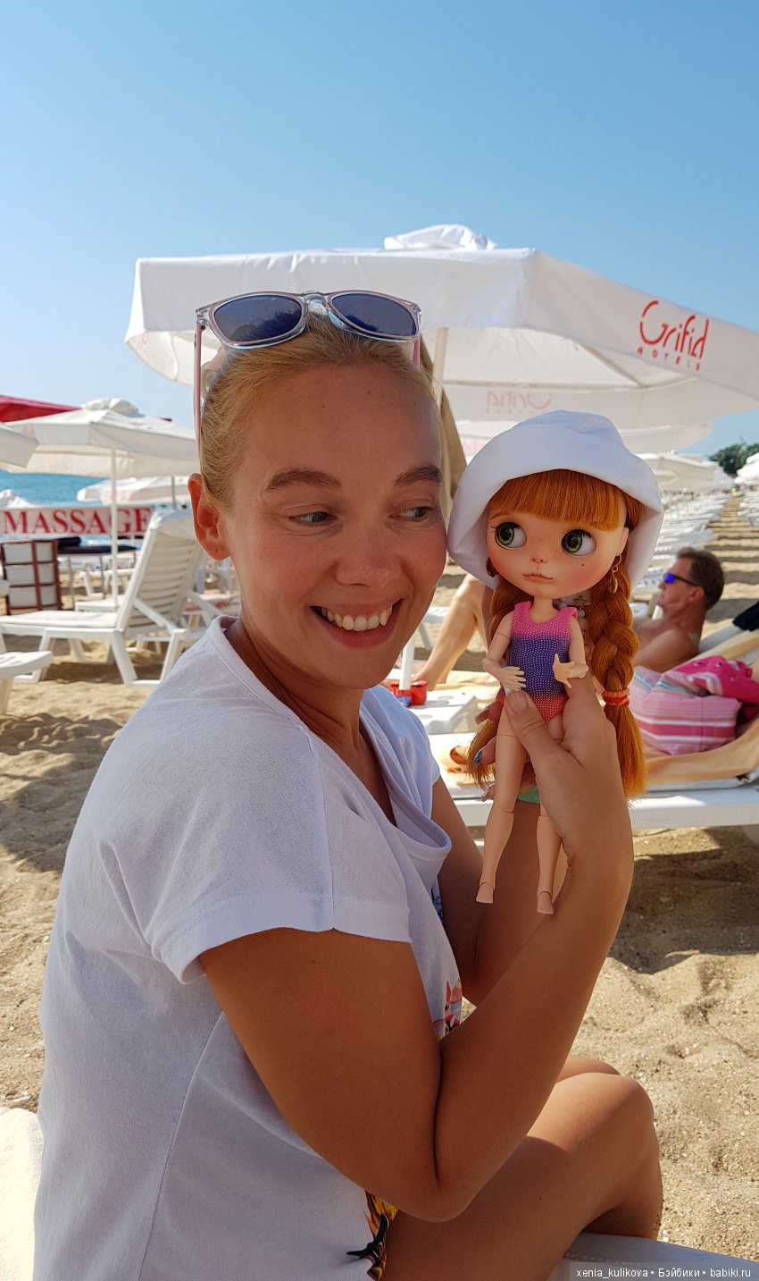 Блайз на море — Куклы Blythe (Блайз) ООАК: кастом