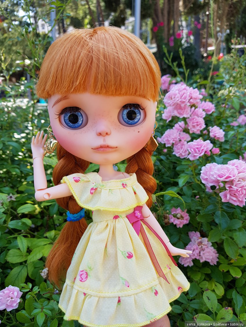 Блайз на море — Куклы Blythe (Блайз) ООАК: кастом