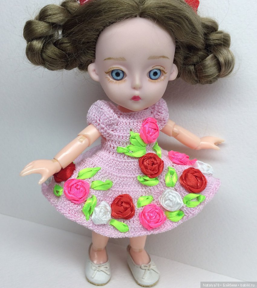 Как я училась вышивать лентами или новые платья для Лидочки Baboliy (фото 10)