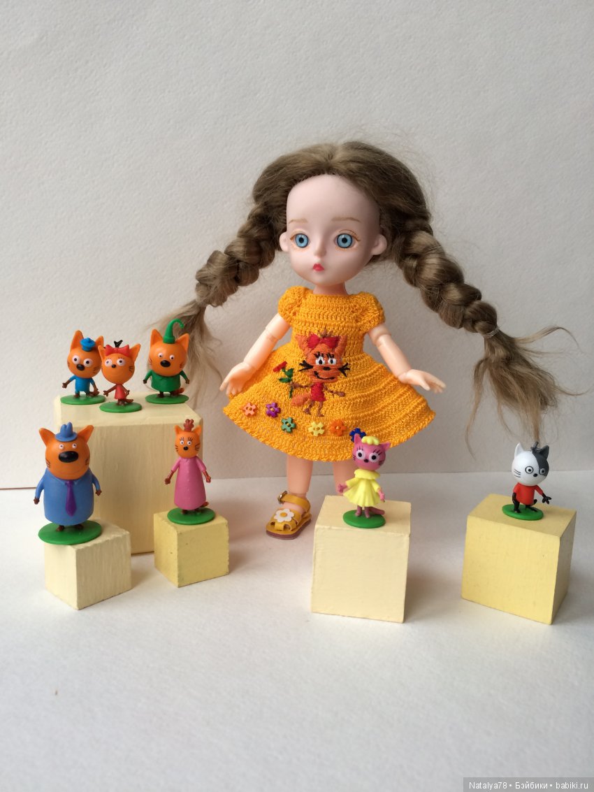 Как я училась вышивать лентами или новые платья для Лидочки Baboliy