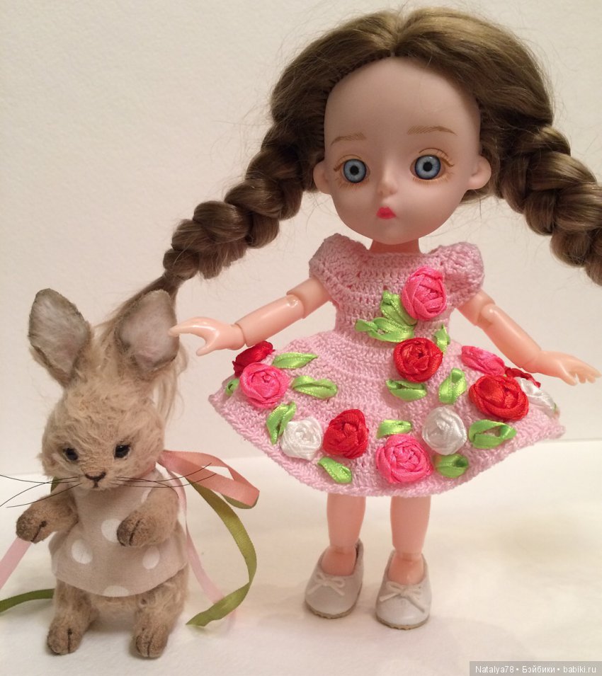 Как я училась вышивать лентами или новые платья для Лидочки Baboliy (фото 8)