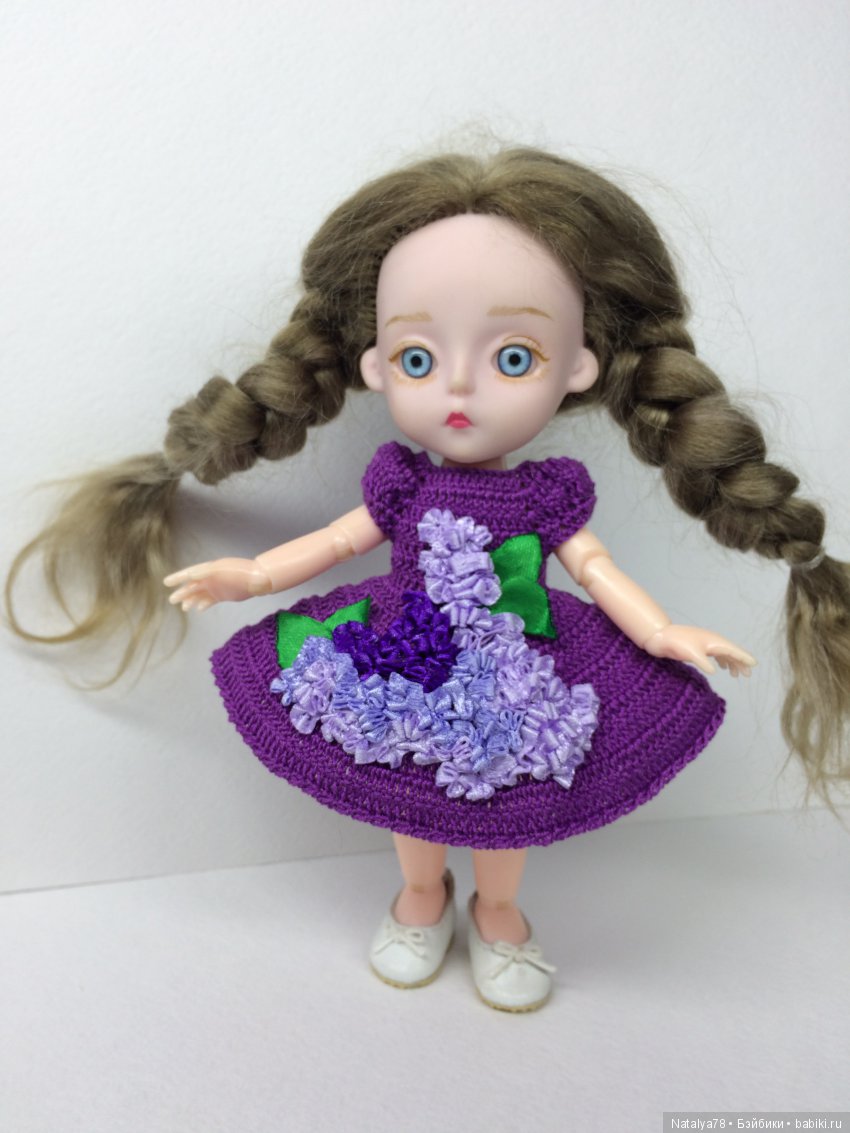 Как я училась вышивать лентами или новые платья для Лидочки Baboliy