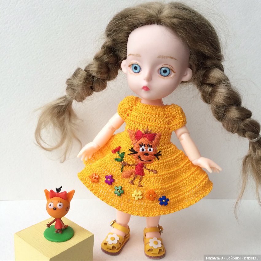 Как я училась вышивать лентами или новые платья для Лидочки Baboliy